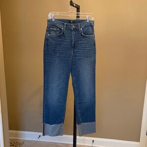 7 For All Mankind Dark Blue Denim Jeans